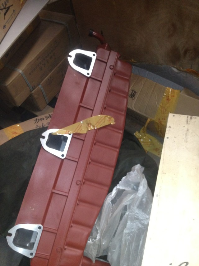 重康nt855中冷器总成